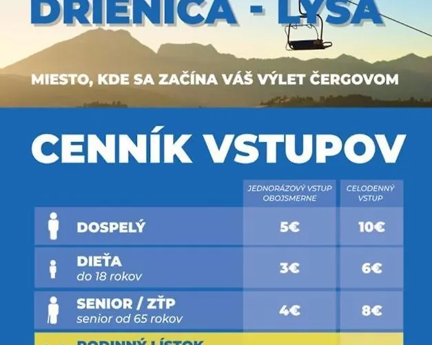 Rodinna V Rekreacnej Oblasti Drienica بيت للعطل Sabinov